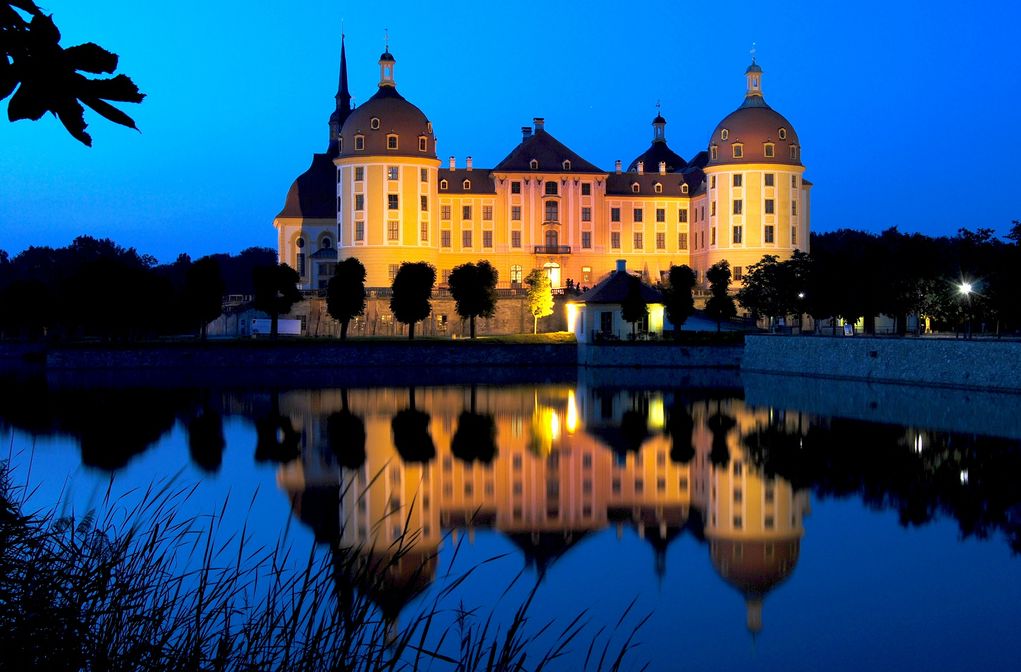 Замок Морицбург в Дрездене в Германии